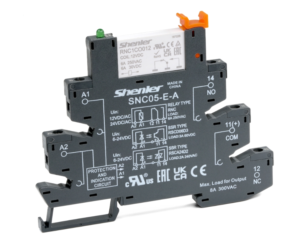 Интерфейсное реле RNC1CO024 с колодкой SNC05E-A
