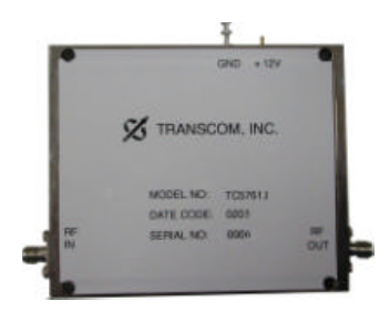 Малошумящий усилитель компании TRANSCOM — TA085-110-30-38