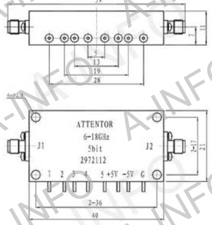 Цифровой аттенюатор компании A-INFO — SJ-ST-6000-18000-31-1 (SJ-ST-60180-31-1)