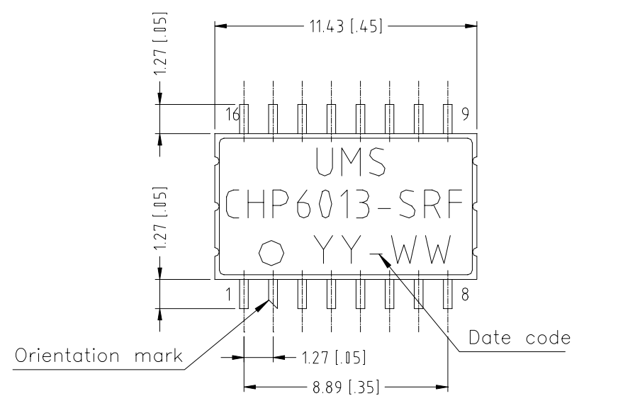 Фазовращатель копании UMS — CHP6013-SRF